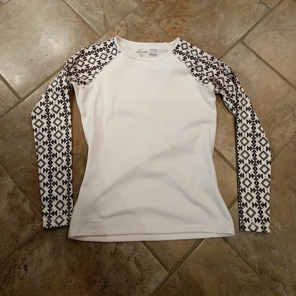 Nike Pro fitted fleece pullover.